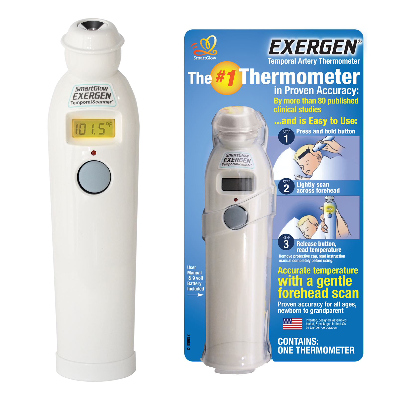 Temporal Artery Thermometer  TAT-2000C - Exergen Corporation