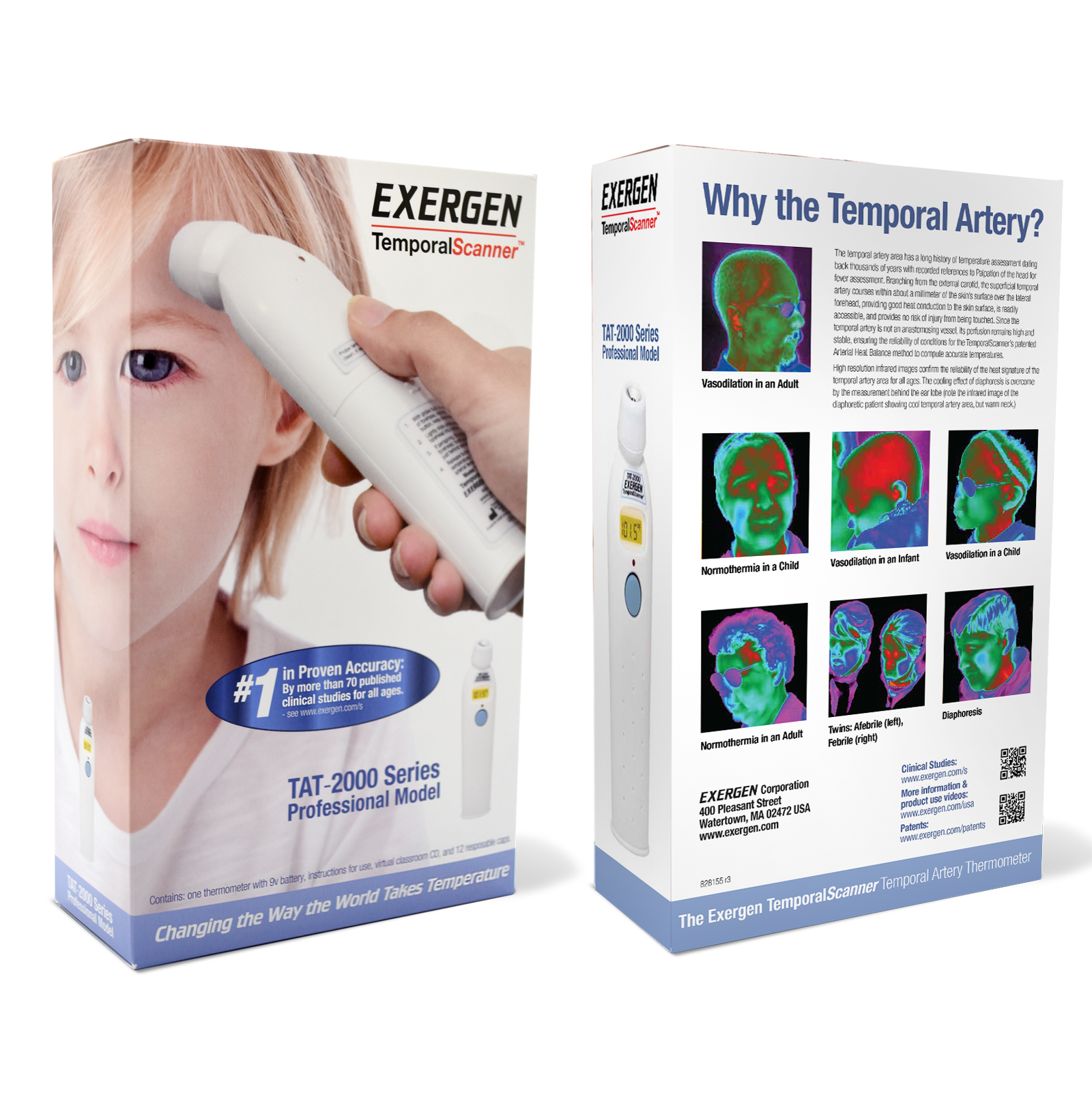 Temporal Artery Thermometer  TAT-2000C - Exergen Corporation